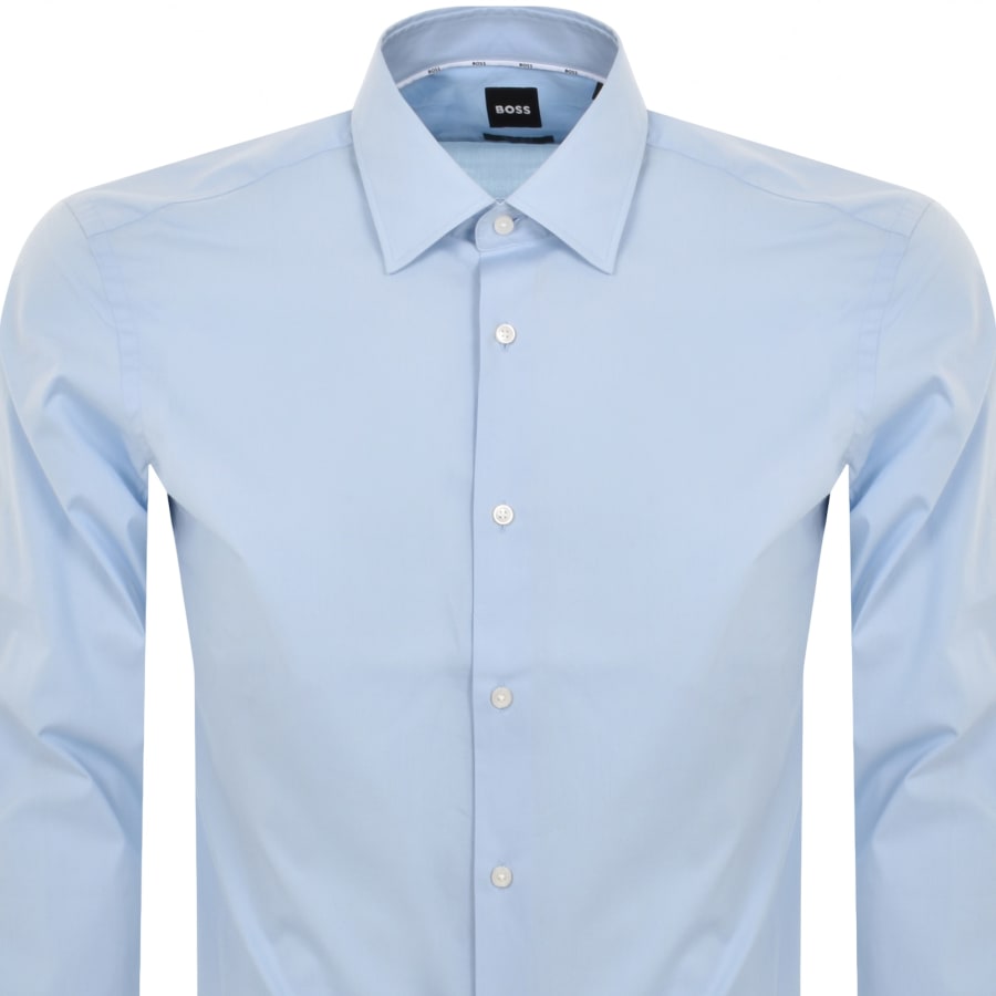 Boss H joe Kent Long Sleeve Shirt Blue 42 Man